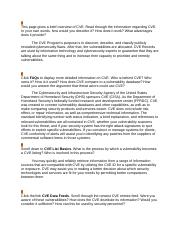 M01 Part 2 Hands On Project 2 2 Exploring The National Vulnerability