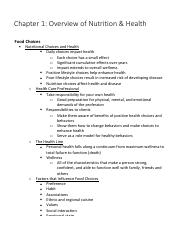 Chapter 1 Chapter 1 Nutrition In Health Phytonutrients Beneficial