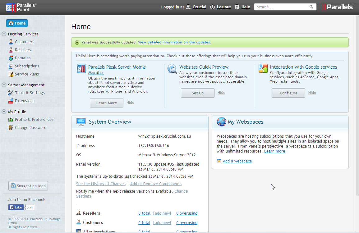 Wie Man Das Plesk Panel Und Den Plesk Login Verwaltet