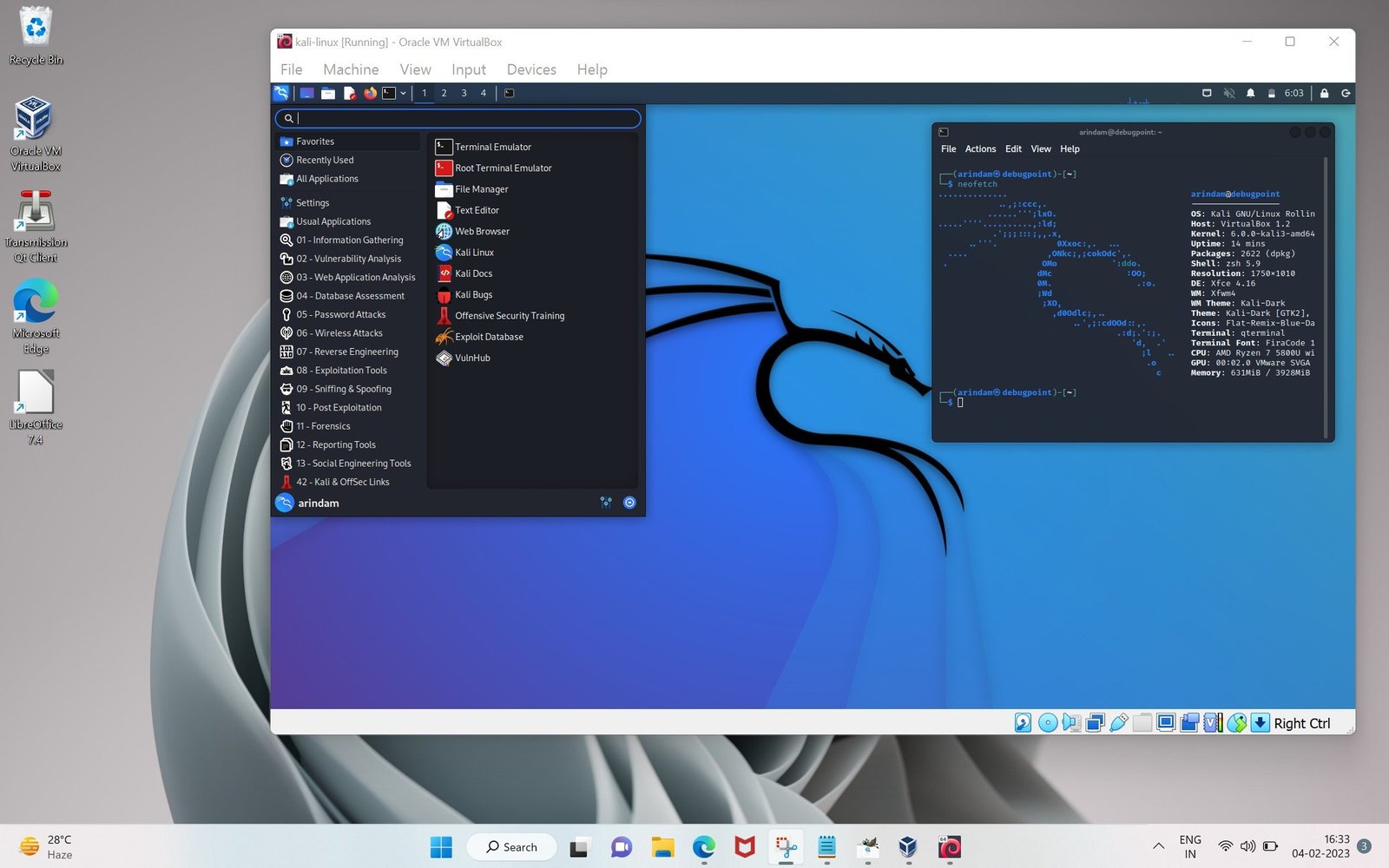 How To Setup Kali Linux On Virtualbox