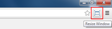 How To Resize Chrome Browser Window To Custom Size Resolution In