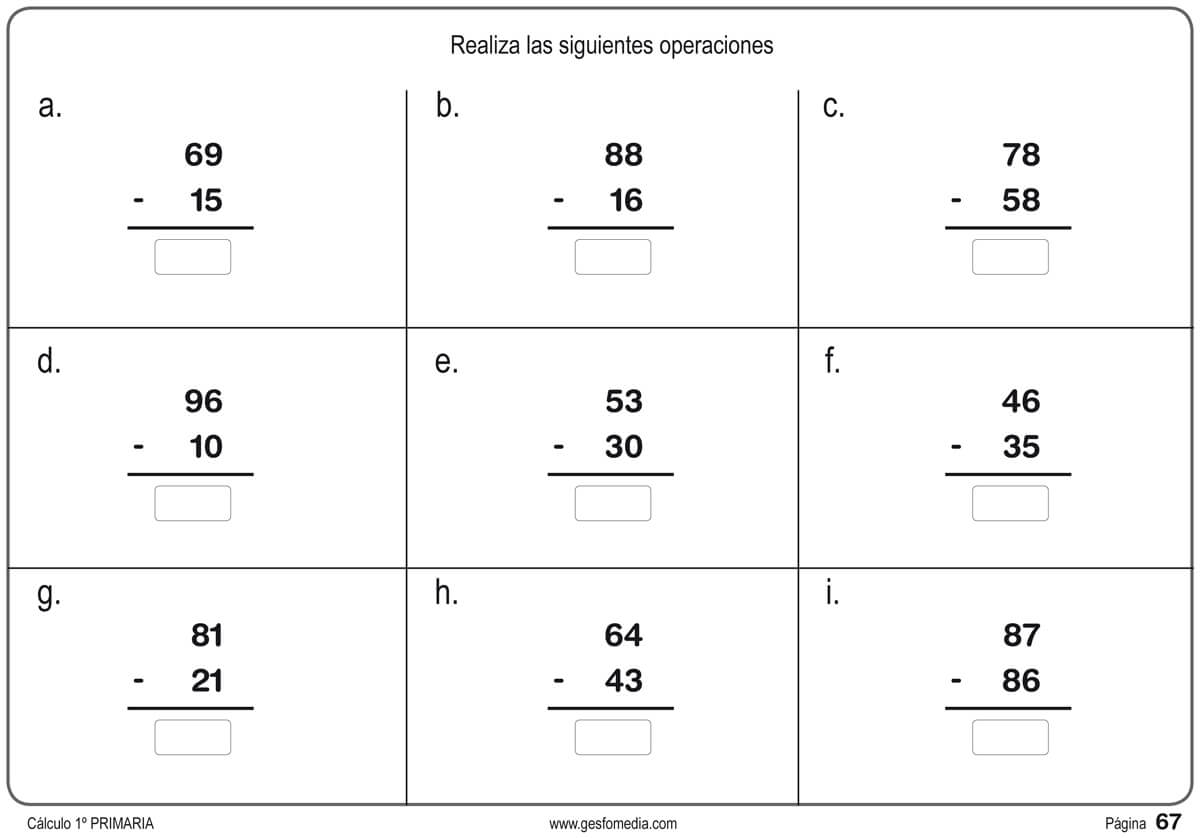 Sumas Y Restas Para Primero De Primaria Fichas Para Imprimir Sexiz Pix