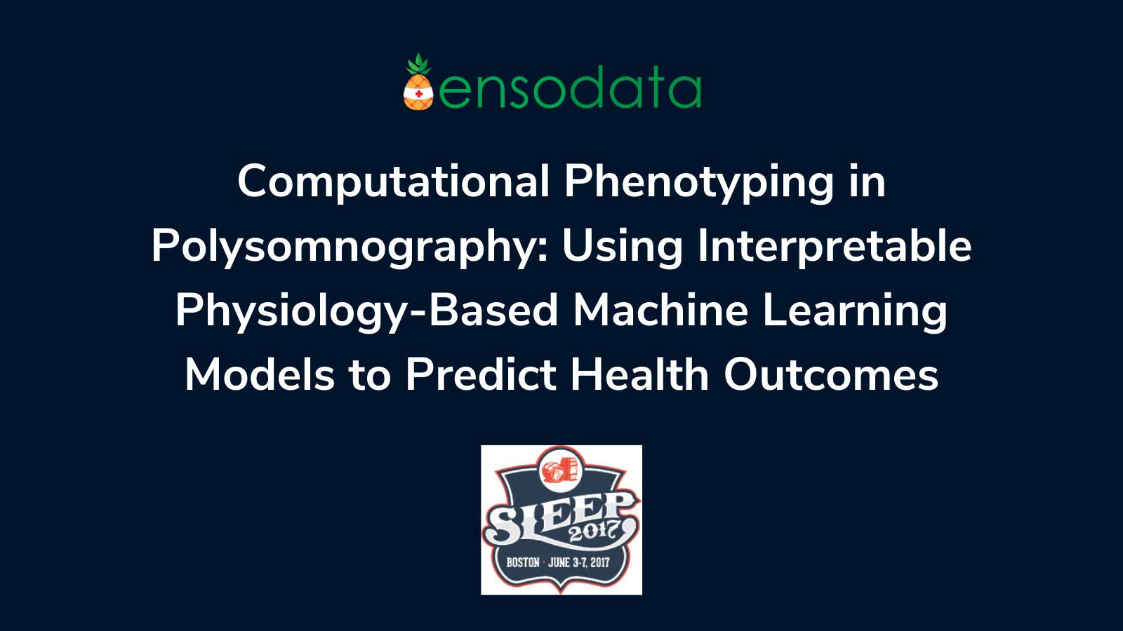 Computational Phenotyping In Polysomnography Using Interpretable