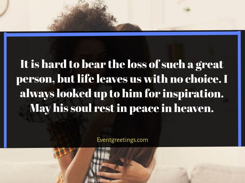 Condolence Messages To Coworker