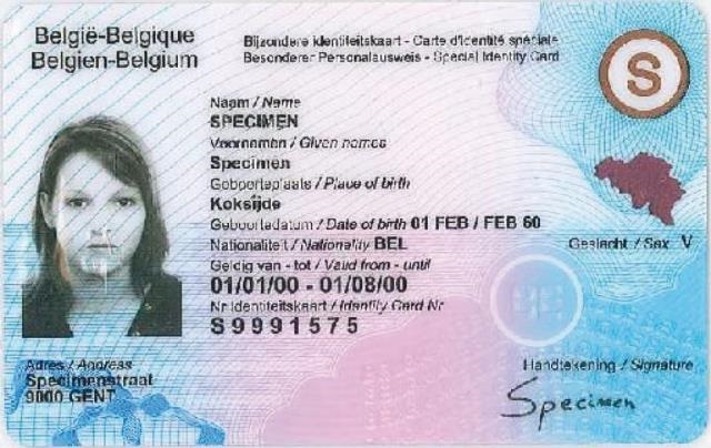 Kopie Identiteitskaart Belgie Identiteitskaart Verlopen