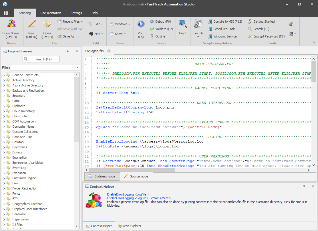 Logon Scripts The Basics