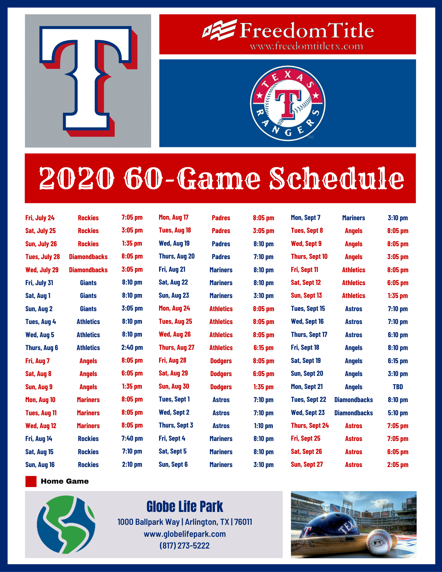 Mlb Schedule Printable