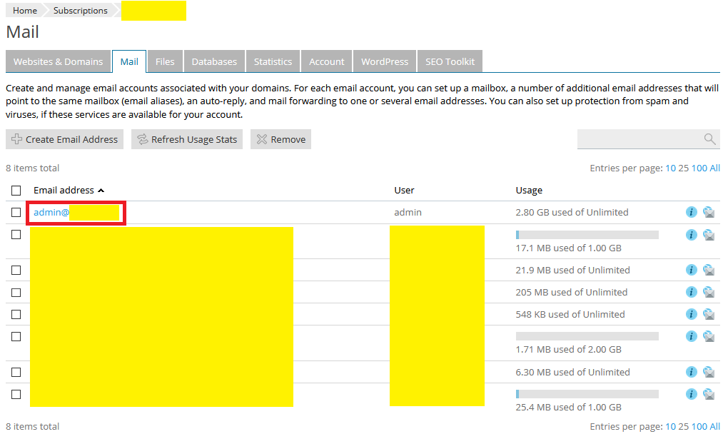 How To Change The Default Mailbox Size In Plesk Plesk