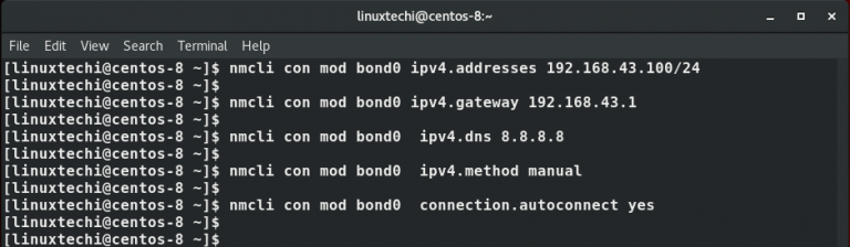 How To Configure Your Nic For Ovhcloud Link Aggregation In Centos 7
