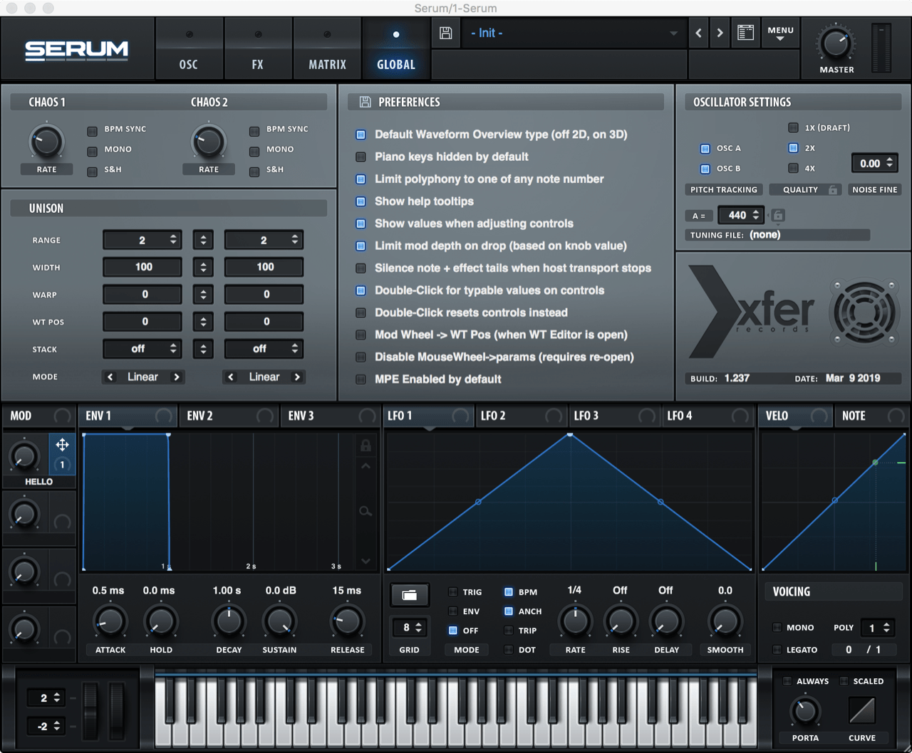 Xfer Records Serum Fx Equipboard
