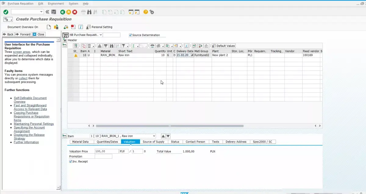 Tcode For Purchase Requisition Report In Sap