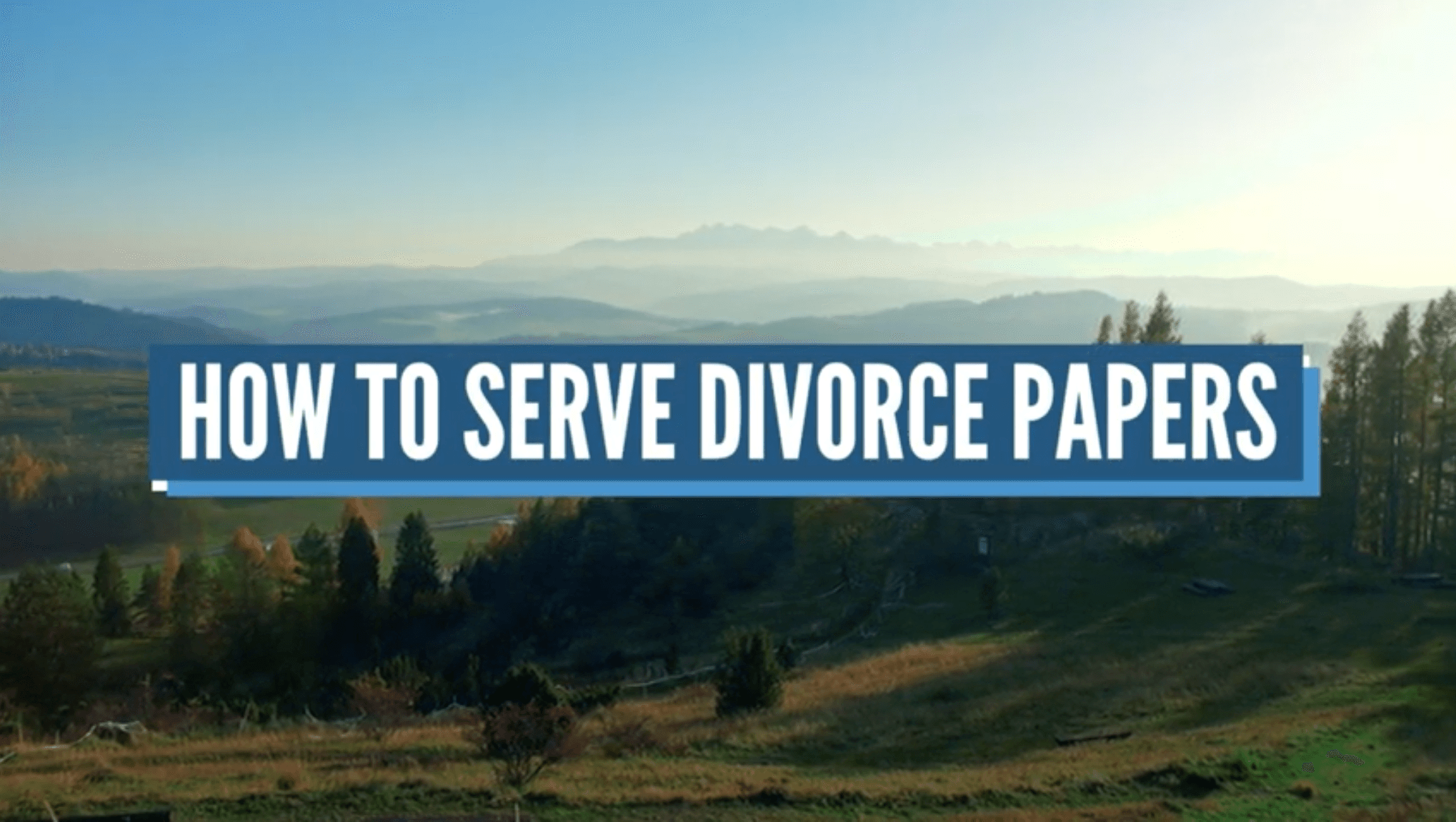 How To Serve Divorce Papers Ct Family Law Attorneys