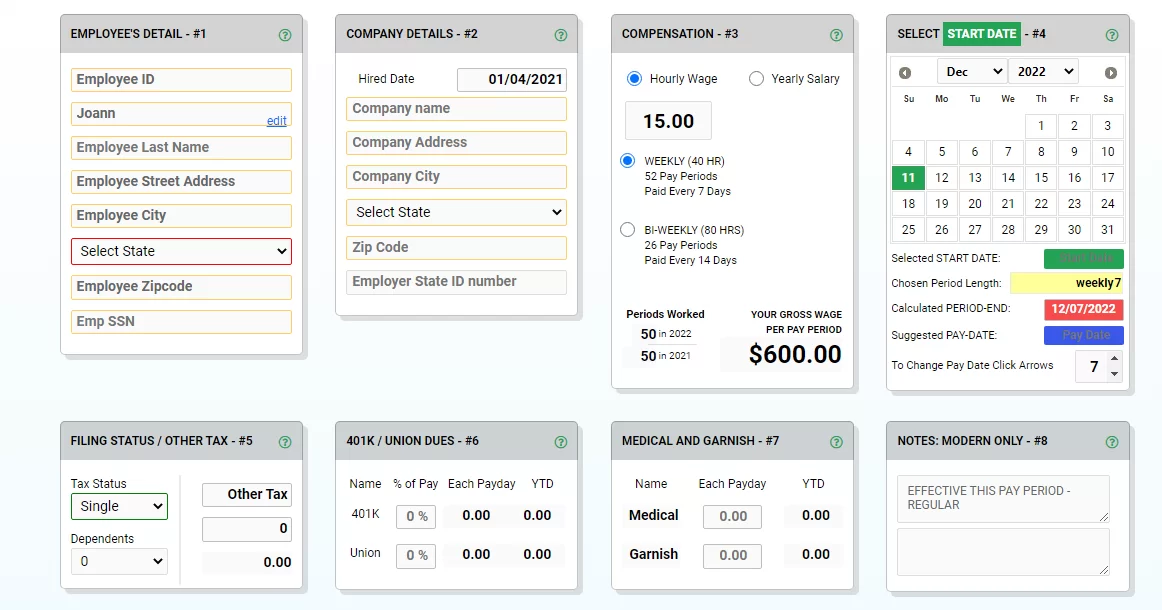Payroll Generator: Generate Pay Stubs with a Paystub Maker