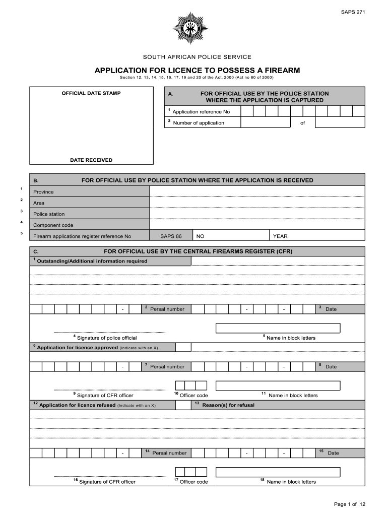 Saps Vacancies 2025 Application Form