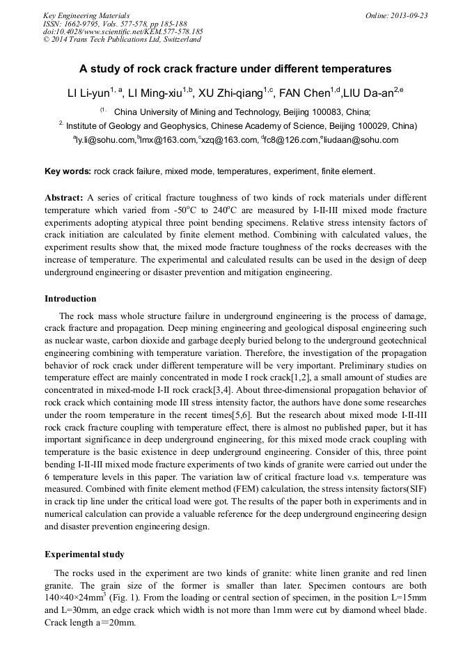 The Comparative Analysis Of Rock Broken Sample Download Scientific