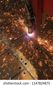 Cnc Laser Cut Machine Working Stock Photo 1227013393 Shutterstock