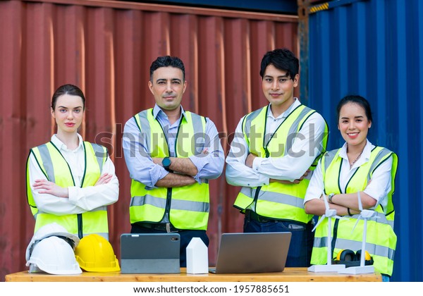 Group Diversity Factory Worker People Man Stock Photo 1957885651 ... 