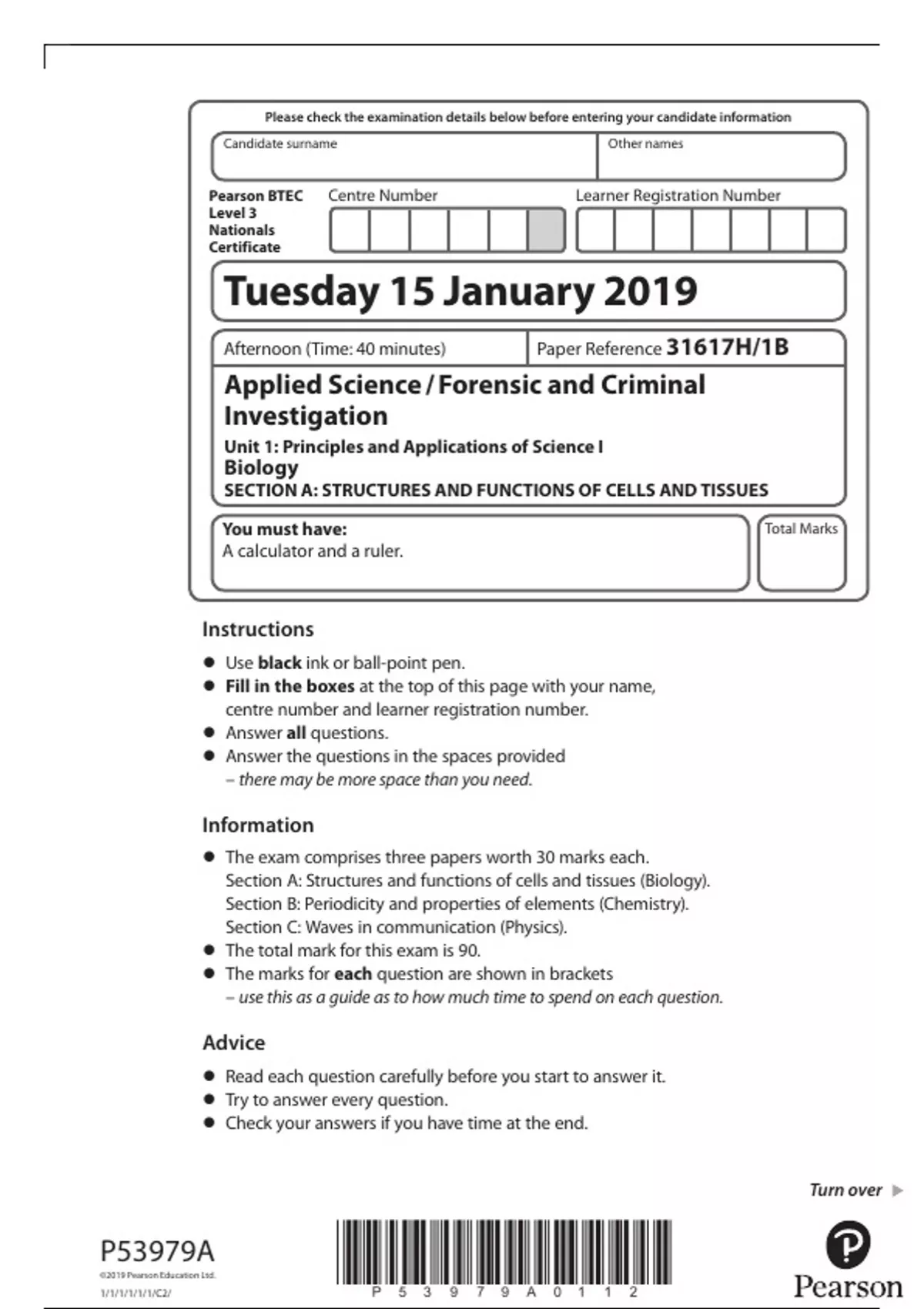 Btec It Level 3 Unit 1 Questions And Answers 2024 Btec Stuvia Us