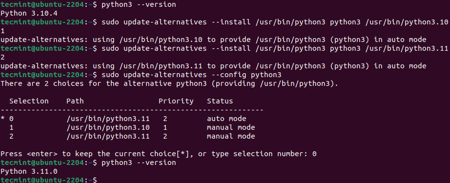 Install Latest Python Version