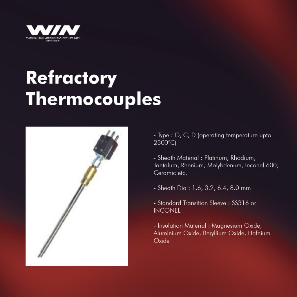 Stability Of A Refractory Type C W Re Thermocouple 12 At About 1954