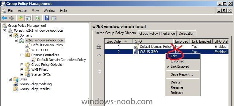 Configure Wsus Gpo