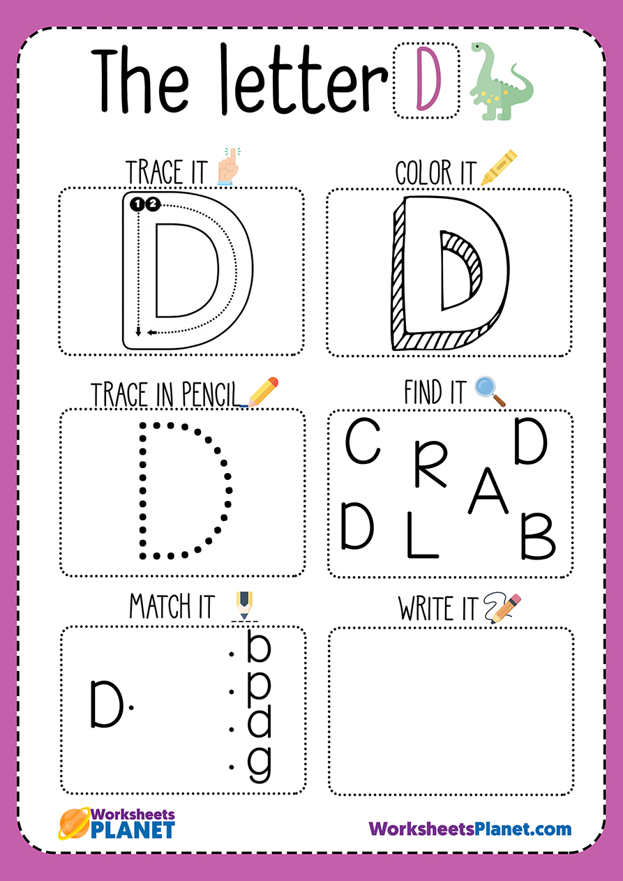 d letter alphabet 