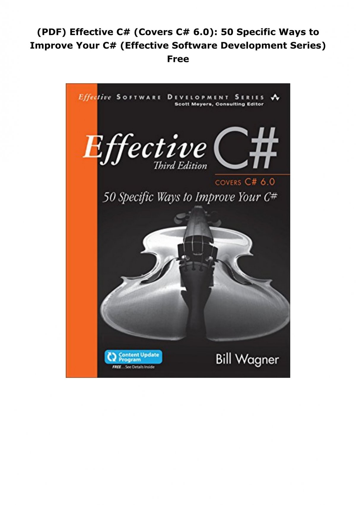 Effective C 50 Specific Ways To Improve Your Programs And Designs